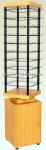 Rotating Earrings Wooden Jewellery Display Stands Free Standing