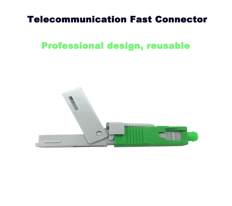 OM1 OM3 FTTH Fast Connector , Field Termination Sc Apc Quick Connector
