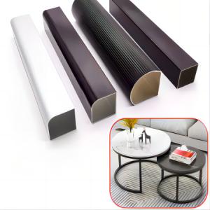 China Silver Black 6061 Anodized Aluminum Rectangular Tube Round Tube wholesale