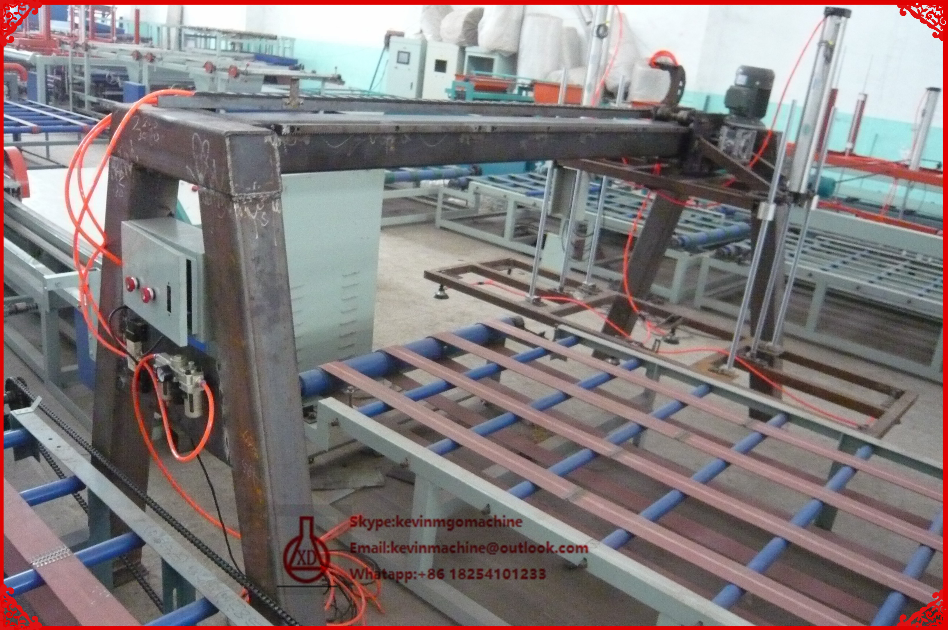 Hollow Sandwich Wall Panel MgO Board Production Line with 2500 Sheets Production Capacity