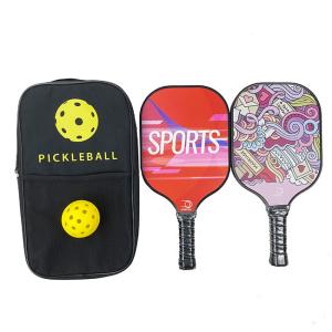 China Racquet Pickleball Custom Paddles 3k Graphite Carbon Fiberglass Pickleball Paddles wholesale