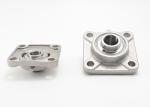 Flange Mounted Stainless Steel Pillow Block Relubricatable 4 Holes Bearing