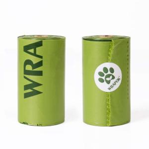 China Paper - Isolated Biodegradable Dog Poop Bags , Leak Resistant Compostable Dog Poop Bags wholesale