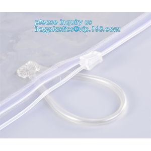 Eco friendly biodegradable compostable slider zipper bag transparent poly