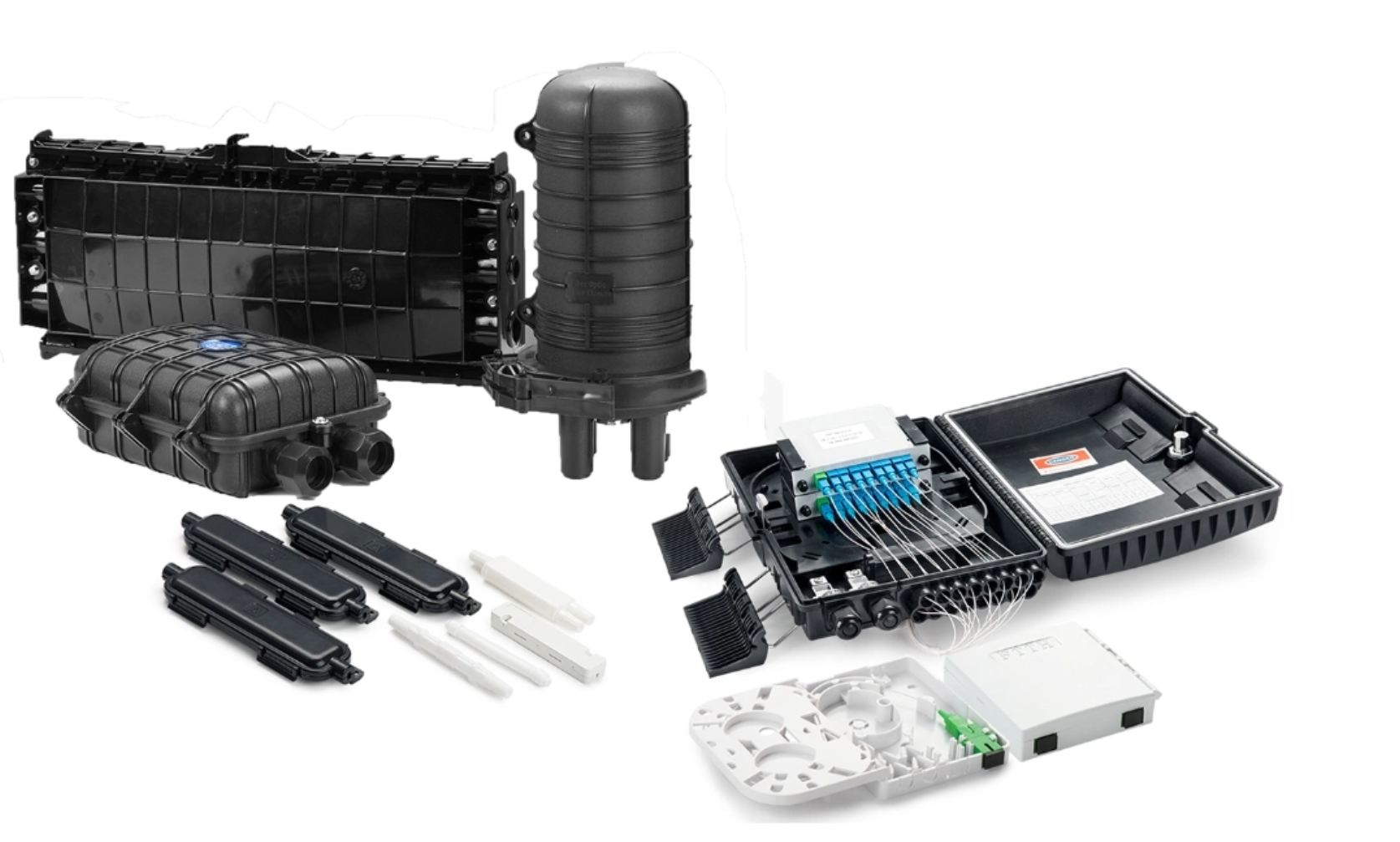 288 Fiber Splicing And Junction Dome Fiber Optic Splice Closure with 48-Core Capacity