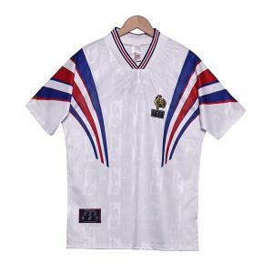China France 1996 Retro Away Fan Edition Football Jersey Pays Tribute to European Cup Legends wholesale