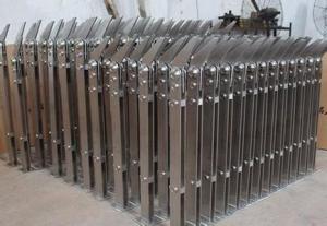 China Indoor Stainless Steel Staircases glass Railing Post satin finish made in China wholesale
