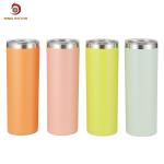 White 20 Oz Vacuum Insulated Stainless Steel Tumbler Beer Pints