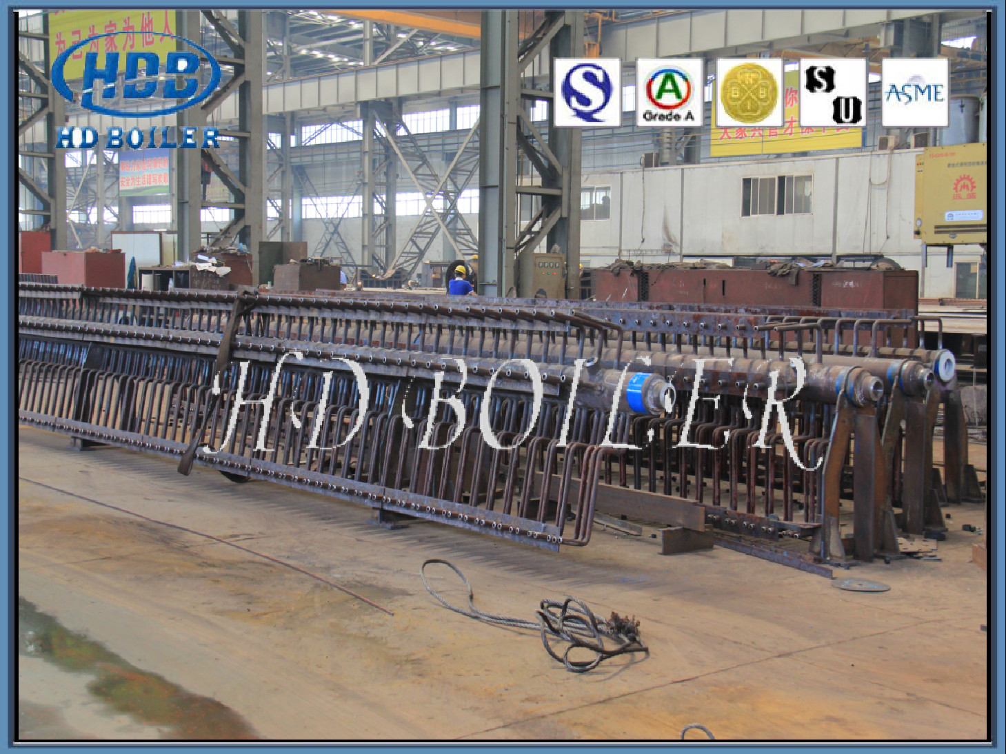 High Efficient Power Plant Boiler Manifold Headers SS / CS Energy Saving