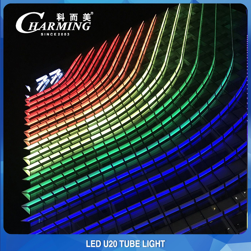 Mini 3D Effct RGB LED Light Tube U20 For Outdoor Decoration / Bridges