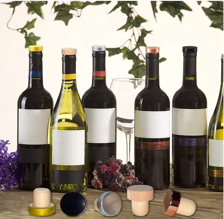 Healthy Lead-free Glass Sale Sale T-stopper Tasting Cork for Sealed Cork Glass Bottles