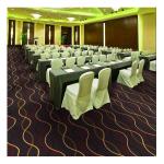 Hotel Lobby Carpet Decor Woven Axminster Carpet Fire Retardant