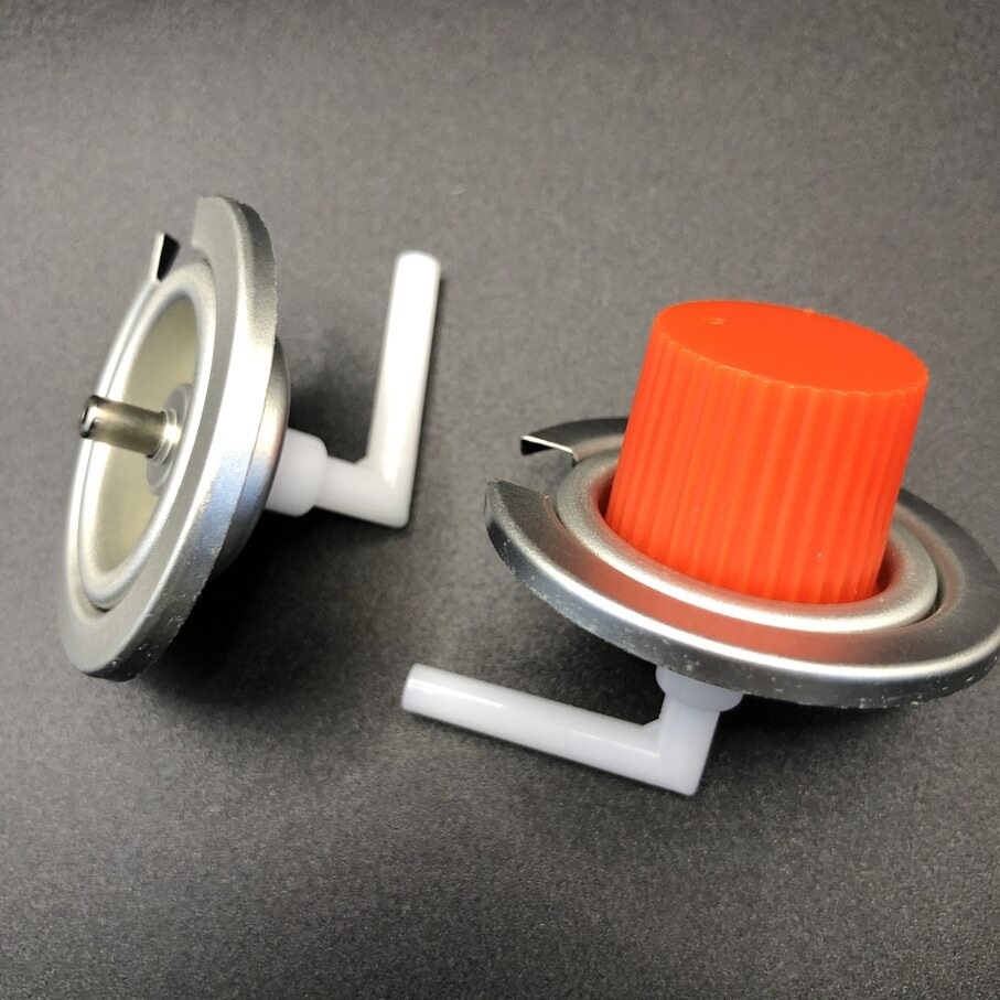 Stainless Steel Spring Camping Gas Valve for 1/4 Inch NPT Outlet Threaded Gas Stoves