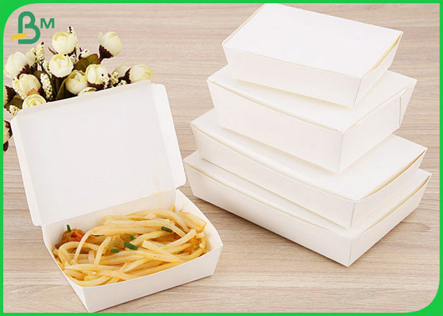 336.3*301.1mm Single Coated PE Lunch Box Paper With FDA Certification