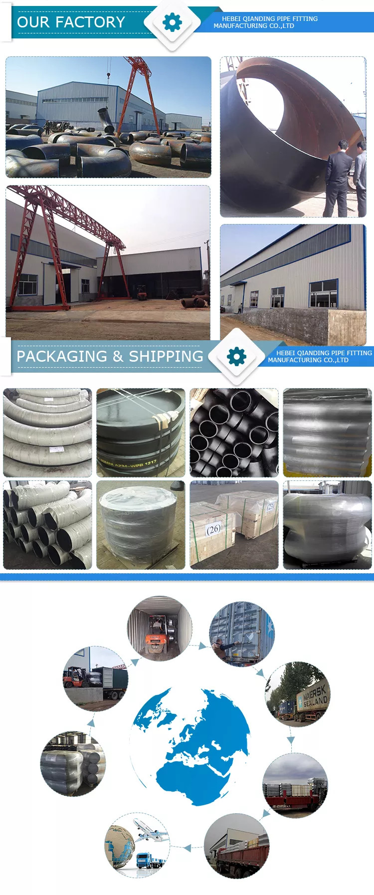 1/2"-80" Dn15-Dn2000 Slip On Type Flange A105 Forged Pn16 Carbon Steel
