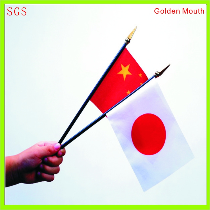 polyester hand flag