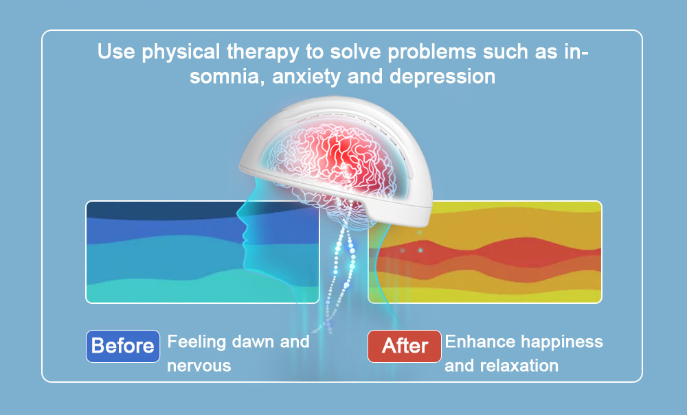 810nm Near Infrared Photobiomodulation Belt Brain Therapy Wrap Improve Memory