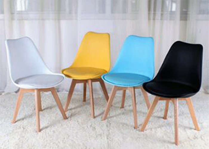 kitchen Thick Beech Dining Chair With Shock And Erosion Resistance