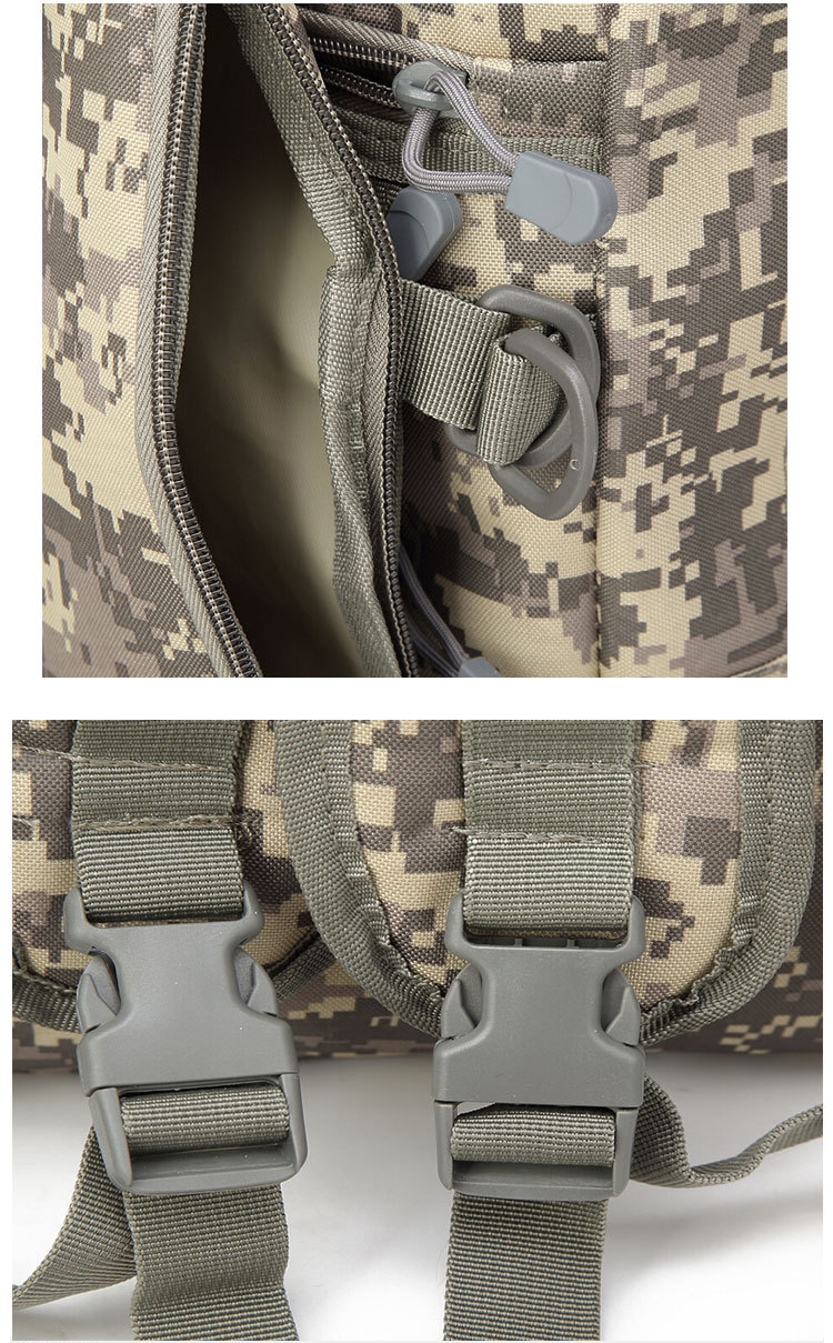 Versatile 45L Capacity Outdoor Camping Bag with Pouch and Interior Compartment