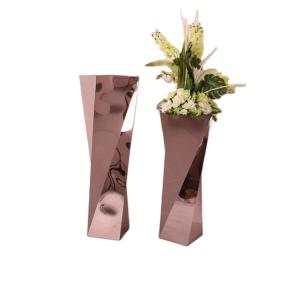 China Rotation style tall metal bucket flower pots and planters wholesale