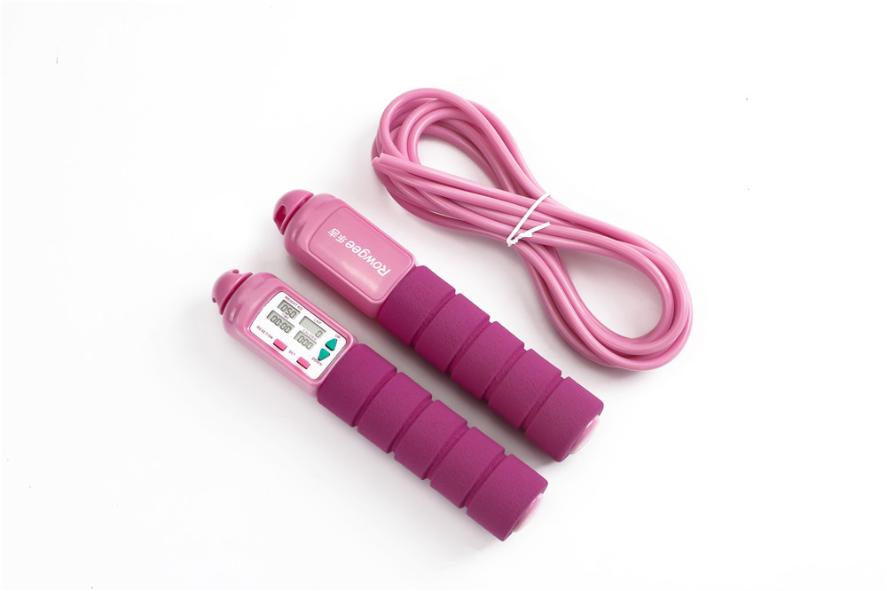 Fitness Jump Rope Unisex Gym Fitness Skipping Rope OK-168 With Loop Counter Up To 9999 And Colorful Design