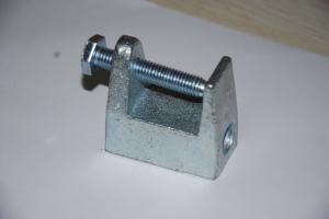 China Malleable Stamped Steel Beam Clamp Casting Iron Beam Clamp M6 wholesale