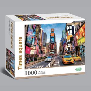 China NY City Time Square 1000pcs Jigsaw Puzzle Gift Box wholesale