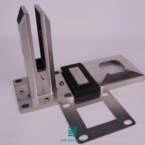 China Frameless Pool Fence Spigots , Angle / Height Adjustable Glass Fence Spigot wholesale