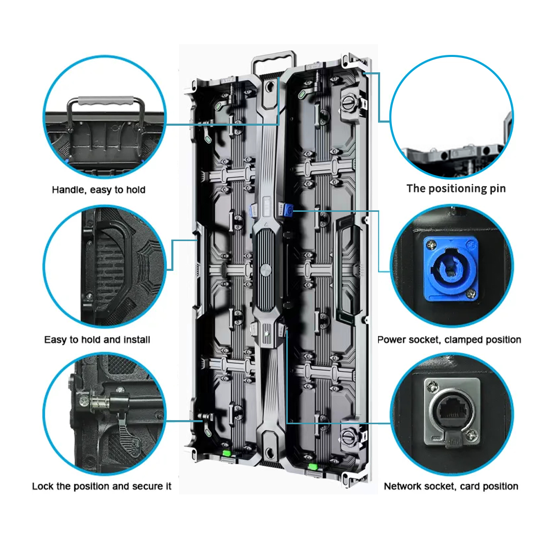 P1.5 P1.9 P2.5 P2.6 P3.91 P4.81 Truss Hanging Video Wall Stage Led Screen Outdoor/Indoor Backdrop Backstage Display Event