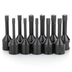 China Vacuum Brazing Dry Diamond Core Bits For Ceramic / Porcelain Tile Drilling, Stone Tile Drilling wholesale