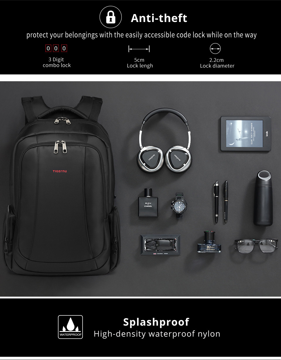BSCI Usb Charging Business Travel Laptop Backpack For Men 29*9*20cm