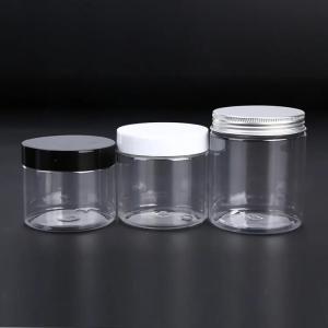 China Modern Premium Transparent Plastic Jar Gold Lid With Spot Goods wholesale
