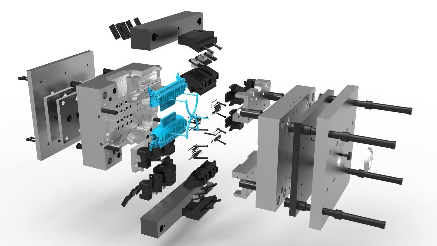 Polycarbonate Plastics Injection Molding Products Customized Molded Plastic Parts