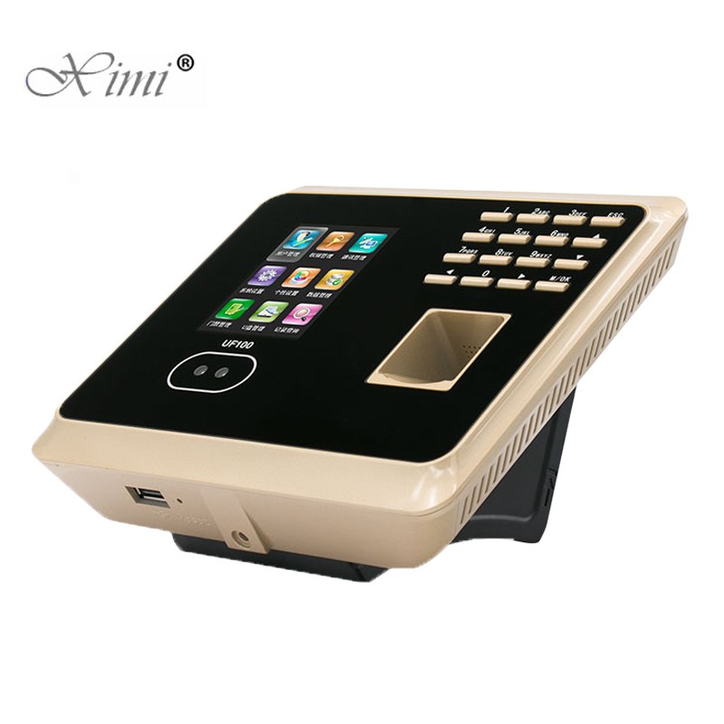 ZK UF100 Biometric Face Time Attendance And Fingerprint Time Attendance With RFID Card Have Dark,Blue,Golden Colors For Choose