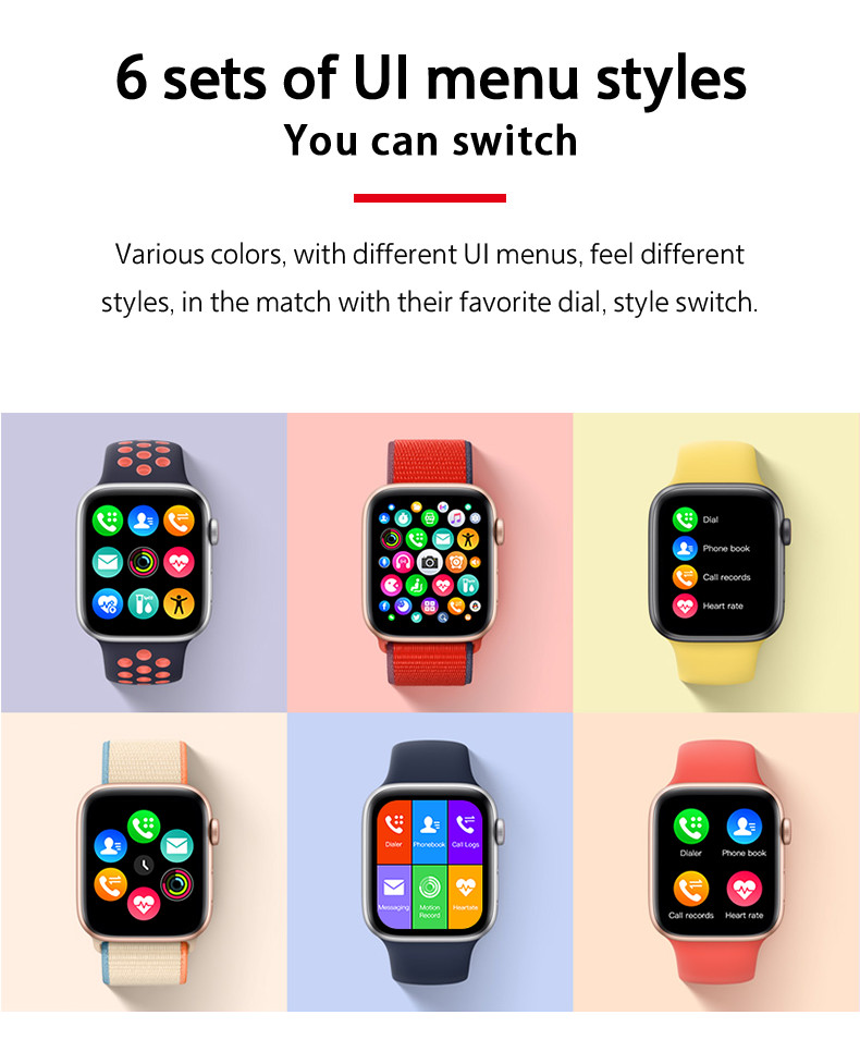 M16 Pro 1.75inch Smart Phone Wristwatches MP3 MP4 Calling Smart Watch For Android IOS Phone Smartwatch Oem Odm Service