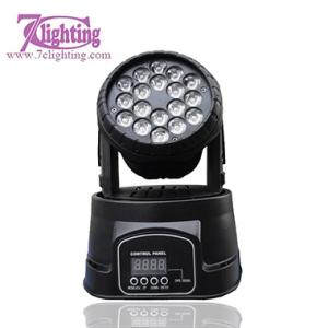China 18x3W Mini Moving Head Wash wholesale