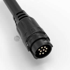 China Electrical M19 Connector Plastic Wrap 9 Pin Male Connector Waterproof wholesale