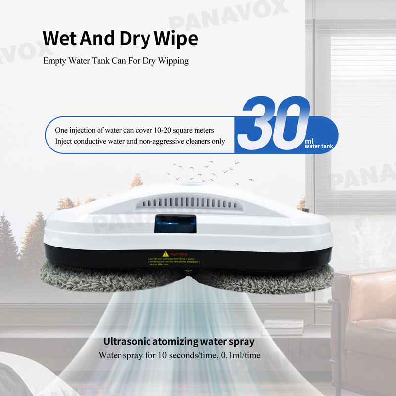 Robopower Window Cleaner High Rise Window Cleaning Robot with Infrared Remote Control