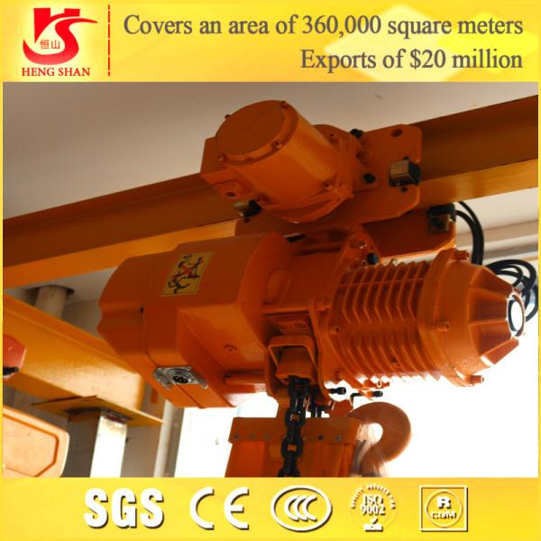 Electric Chain Hoist, Hoist with Traveling Trolley