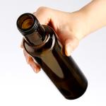 Glass Products Round Shape 750ml 1L100ml 250ml 500ml Olive Oil Bottle Clear