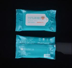 China Disposable White Alcohol Wet Wipes , Non Woven Antiseptic Baby Wipes wholesale