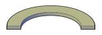Excavator Hydraulic Seal BRT2 Back Up Ring