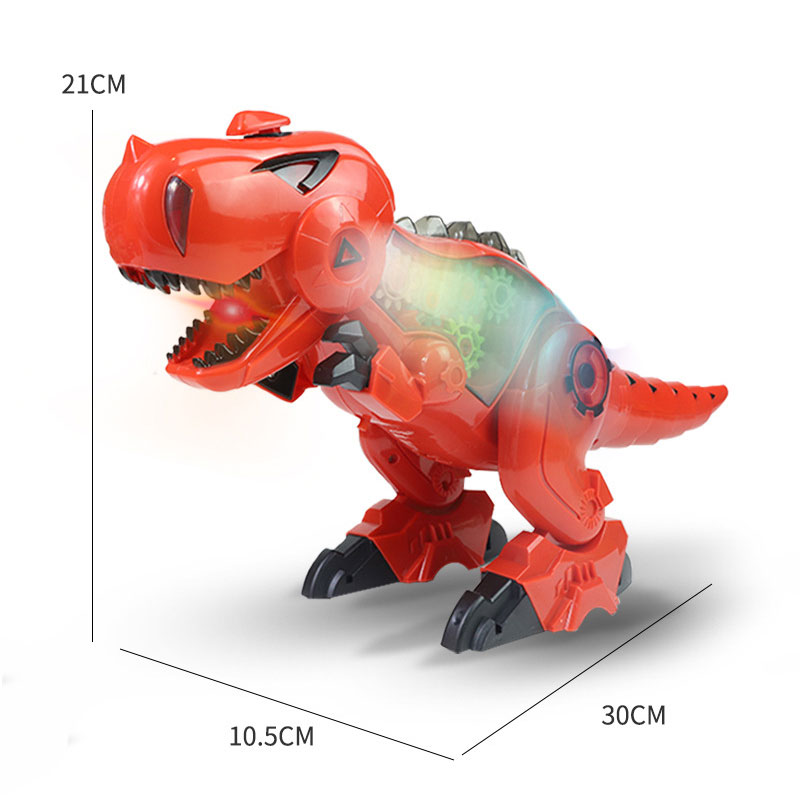 MODEL TOY Children's Electric Spray Roller Dinosaur with Walking and Tail Swinging