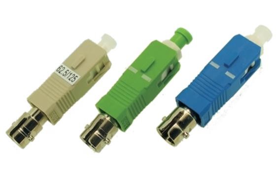 High Reconnectability Fiber Optic Adapter ST Female To SC Male Hybrid Converter Adapter