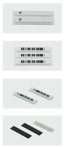 China Popular Small 58kHz Polyethylene 0.35mm Anti - Shoplifting Label 45*10.8mm wholesale