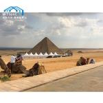 Anti - UV White Outdoor Marquee Tent PVC Windows With Long Lifespan