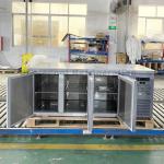 AISI304 Stainless Steel Undercounter Refrigerator Auto Defrosting Fan Cooling