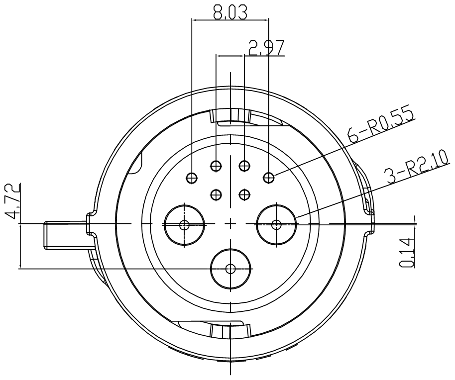 Waterproof Circular Connectors Electrical Plug Socket IP67 Panel Mount Connector 3+6 Pin