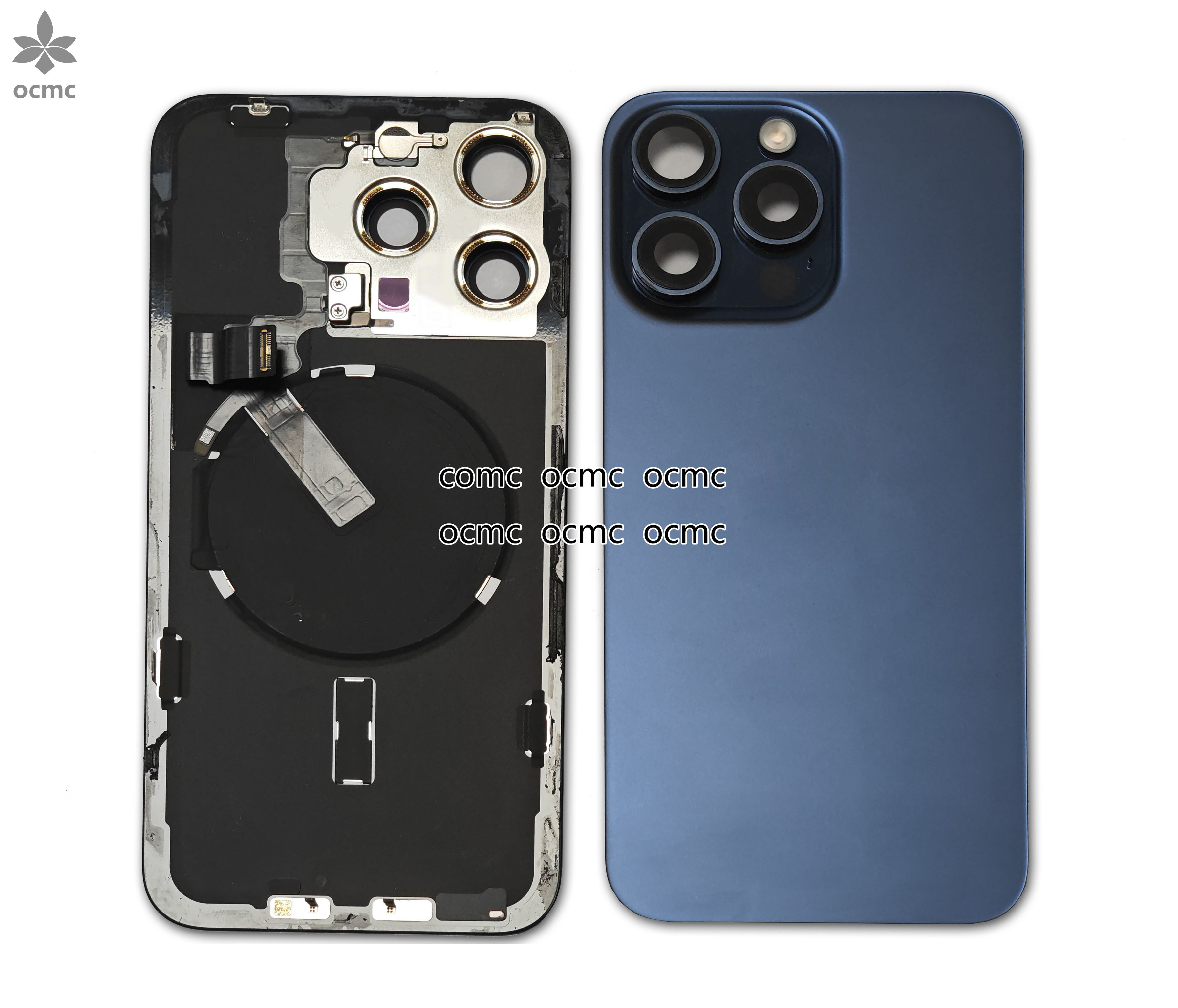 Wireless Charging Back Cover Housing With Nfc For IPhone 15 Pro Max