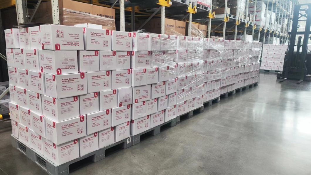 Food Industrial Protective Disposable Nitrile Exam Gloves No Latex Powder Free